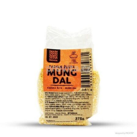 Vega Provita Žltá fazuľa lúpaná Mung dál 375g